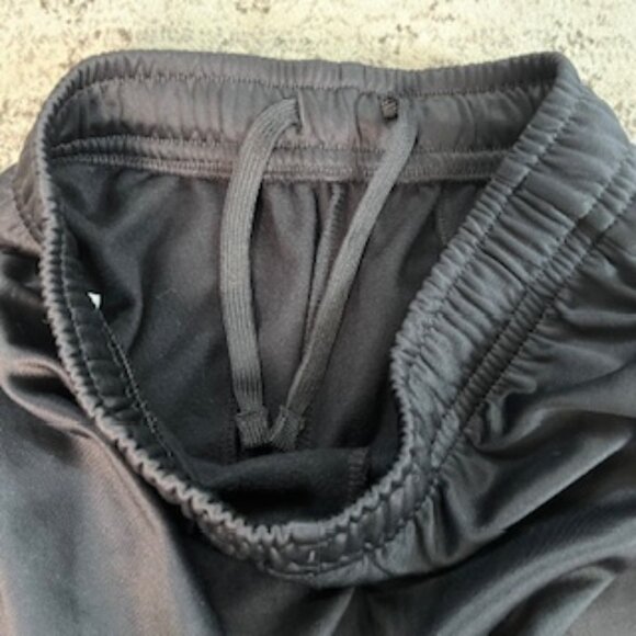 🧡3/15 Nike Dri-Fit Black Athletic Sweatpants Drawstring Youth M - Picture 7 of 9